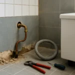 Genomföringar i våtrumsvägg — reglerna som stoppar flexslangen