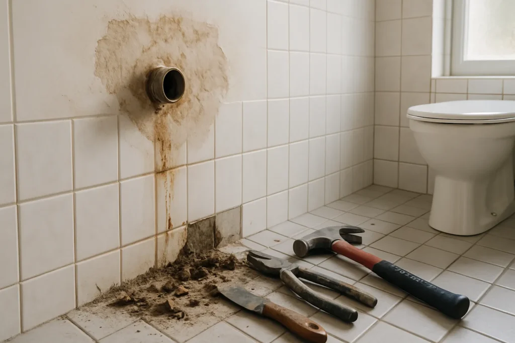 Vem betalar när grannens badrum läcker ner till dig?