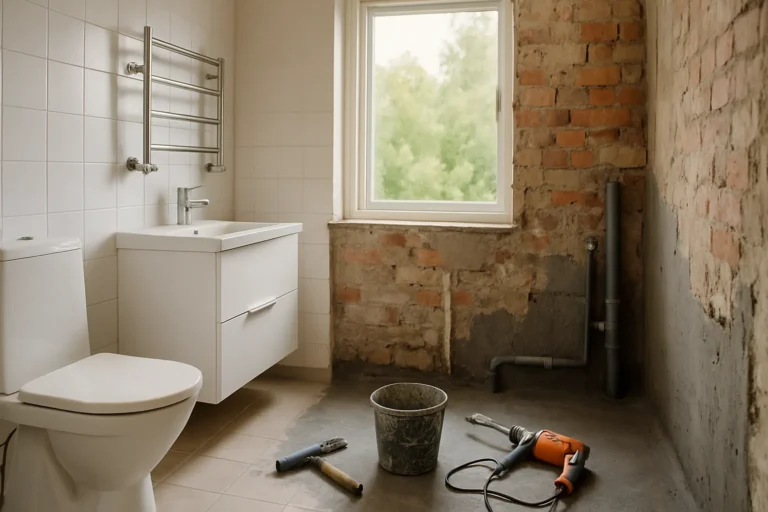 Hur lång tid tar en badrumsrenovering — och kan du bo kvar?