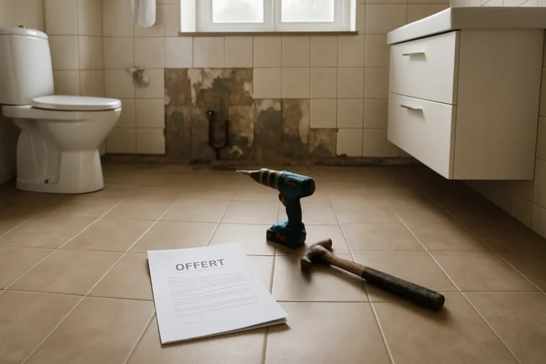 Så läser du en offert på badrumsrenovering — och vad lagen säger om priset
