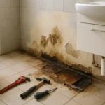Vattenskada i badrum: vad försäkringen täcker och vad den inte täcker